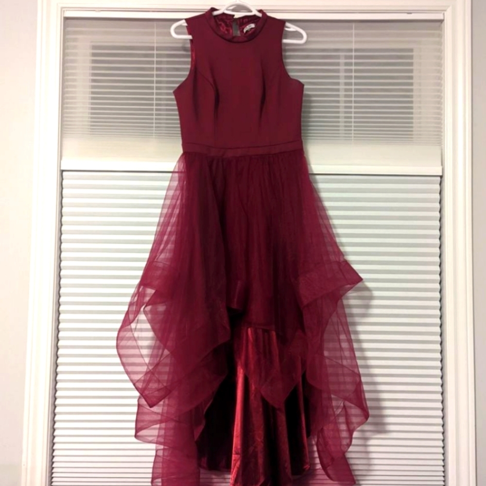 Chi Chi London Red tulle dress